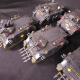 Painted Black-and-Gold Rhino Transport Group - detail view 3