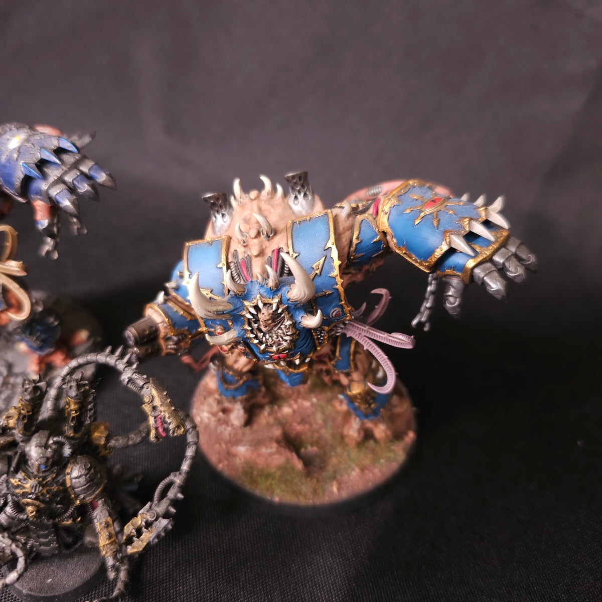 Blue Helbrutes and Warpsmith — detail view 1