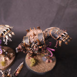 Brown Helbrutes and Red Warpsmith — detail view 2