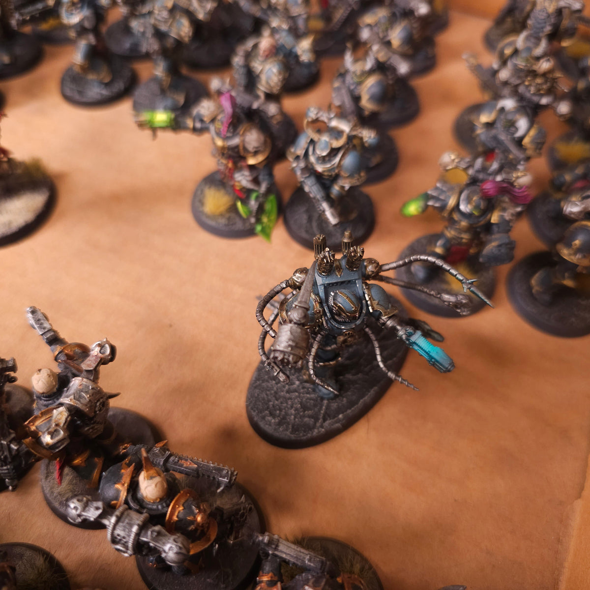Black and Gold Infantry and Characters — detail view 2