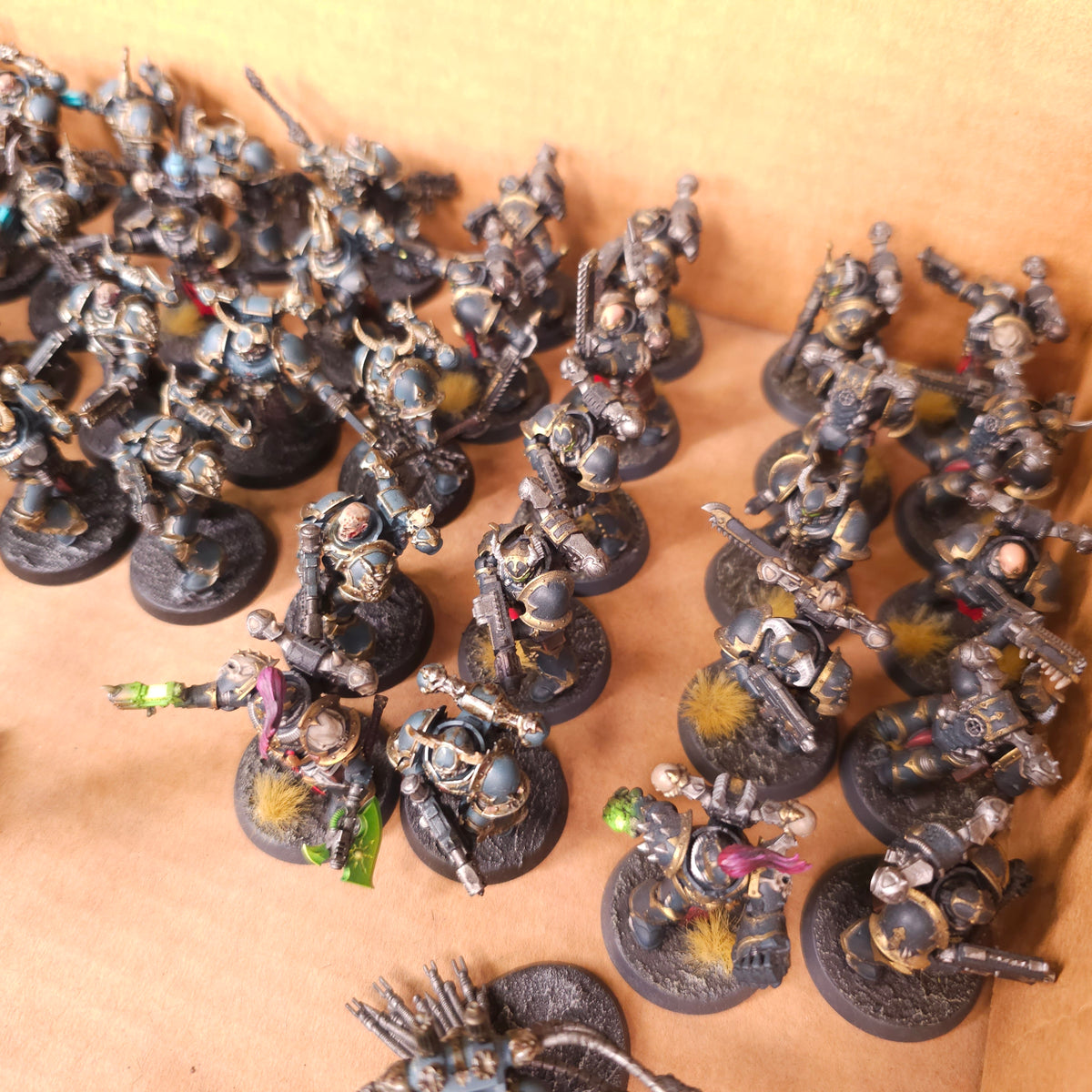 Black and Gold Infantry and Characters — detail view 3