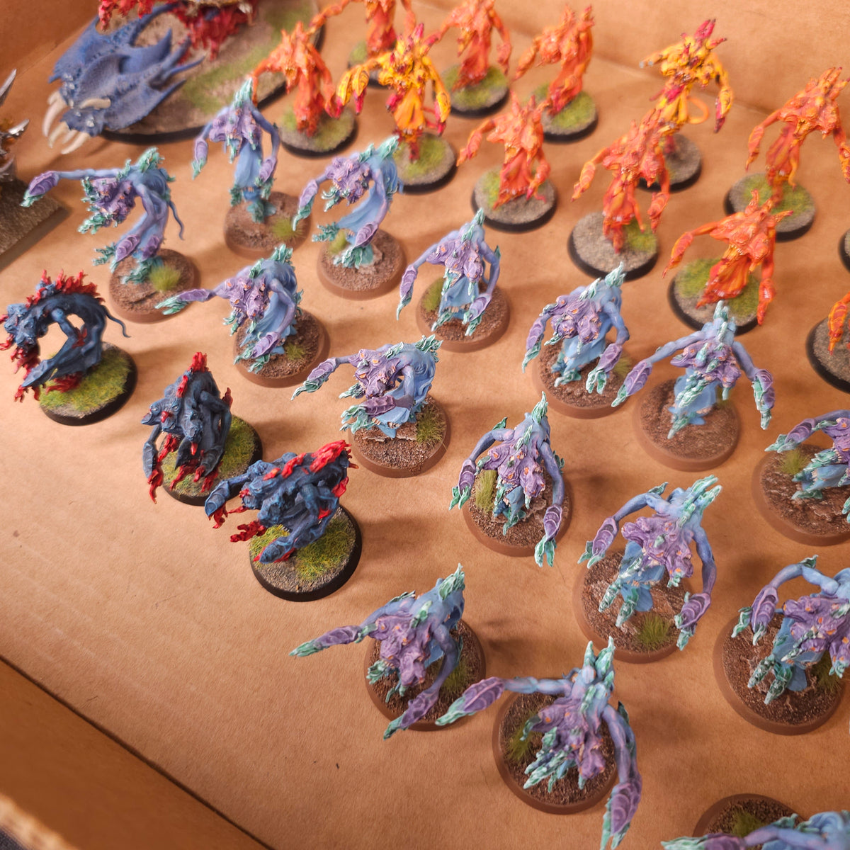 Painted Flamers and Burning Chariots - detail 3
