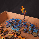 Painted Blue and Brimstone Horrors - Mixed Bases - detail 3