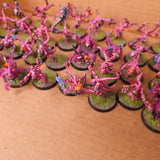 Painted Pink Horrors - Bright Pink Scheme - detail 1