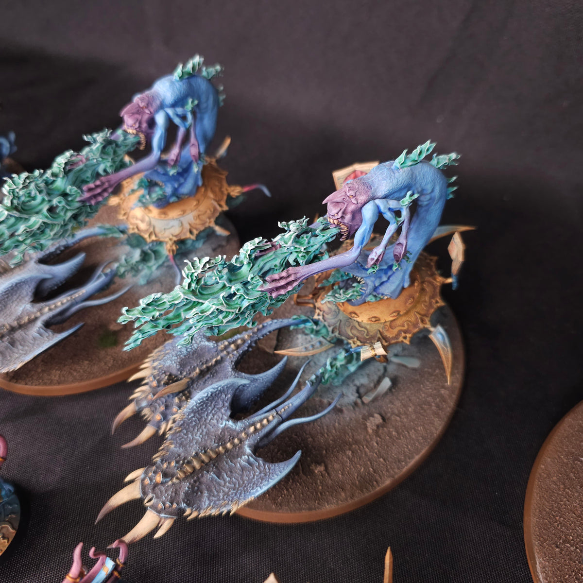 Painted Magnetized Chariots and Heralds - detail 1