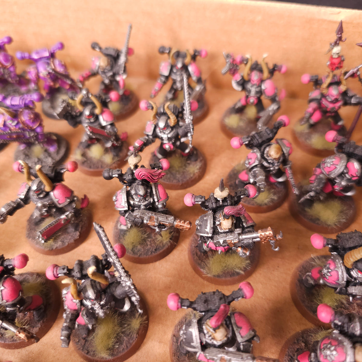 Painted Mixed Marine Infantry Force - detail 2
