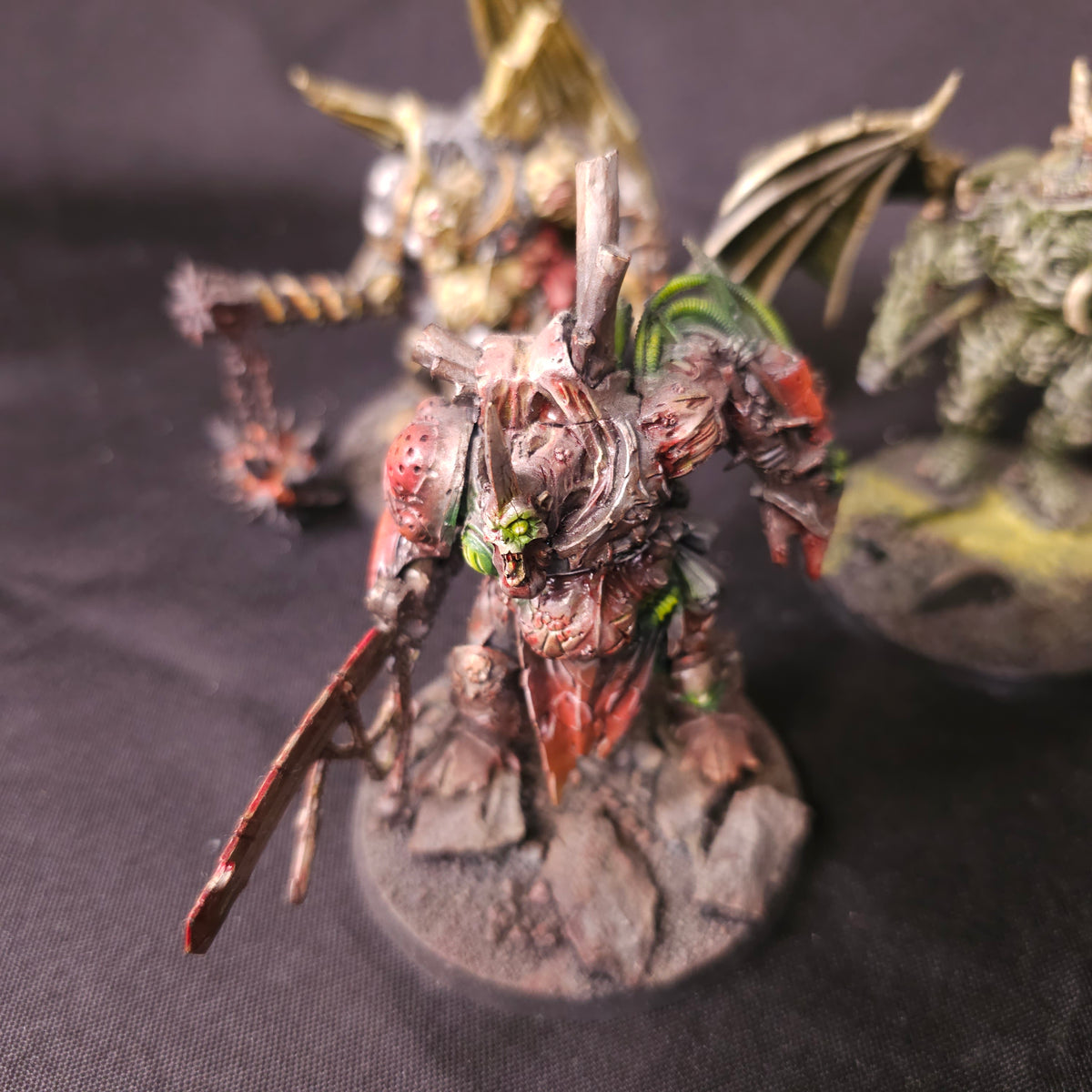 Classic Daemon Princes and Finecast Great Unclean One - photograph 4, alternate view or detail
