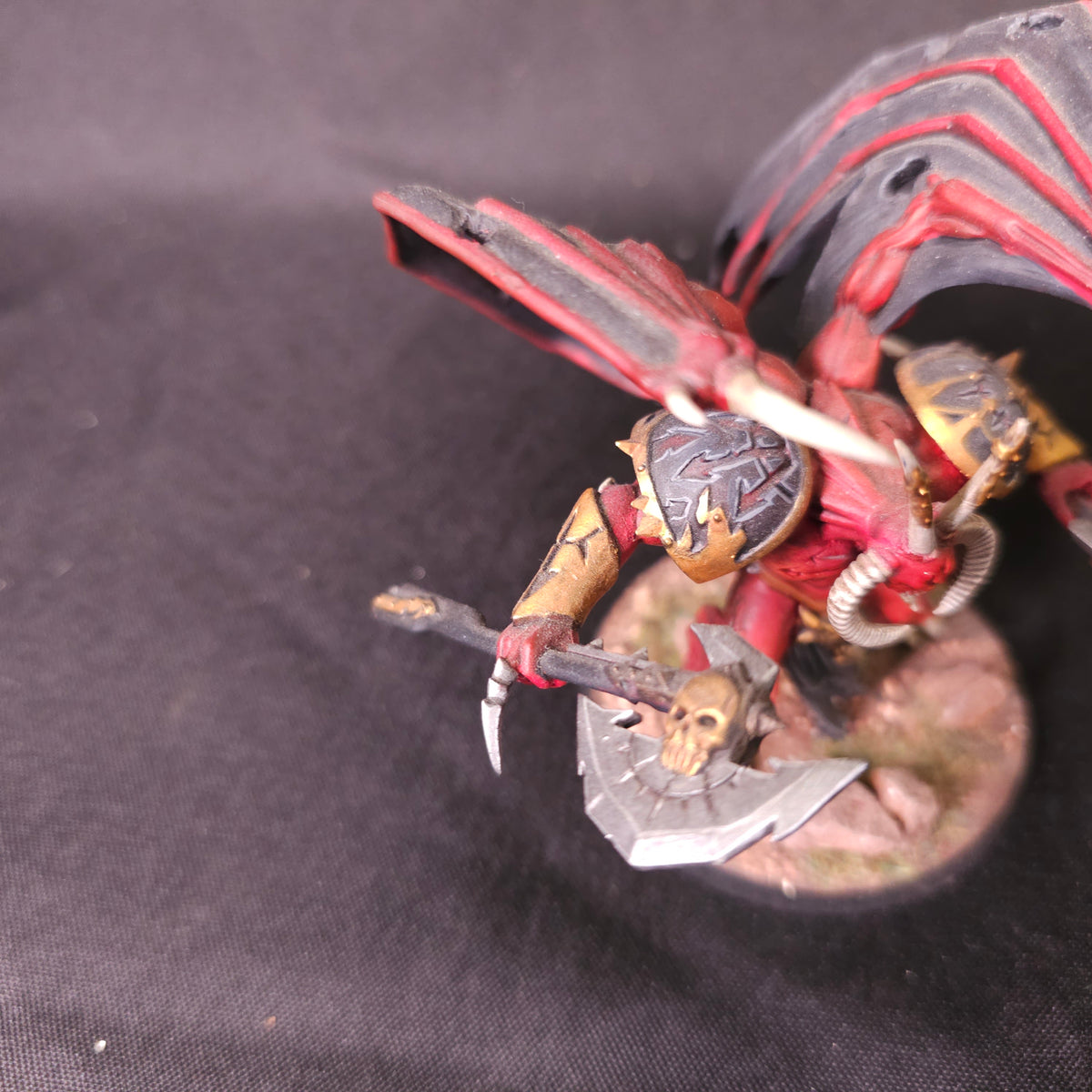 Winged Daemon Prince - Red and Black - photograph 3, alternate view or detail