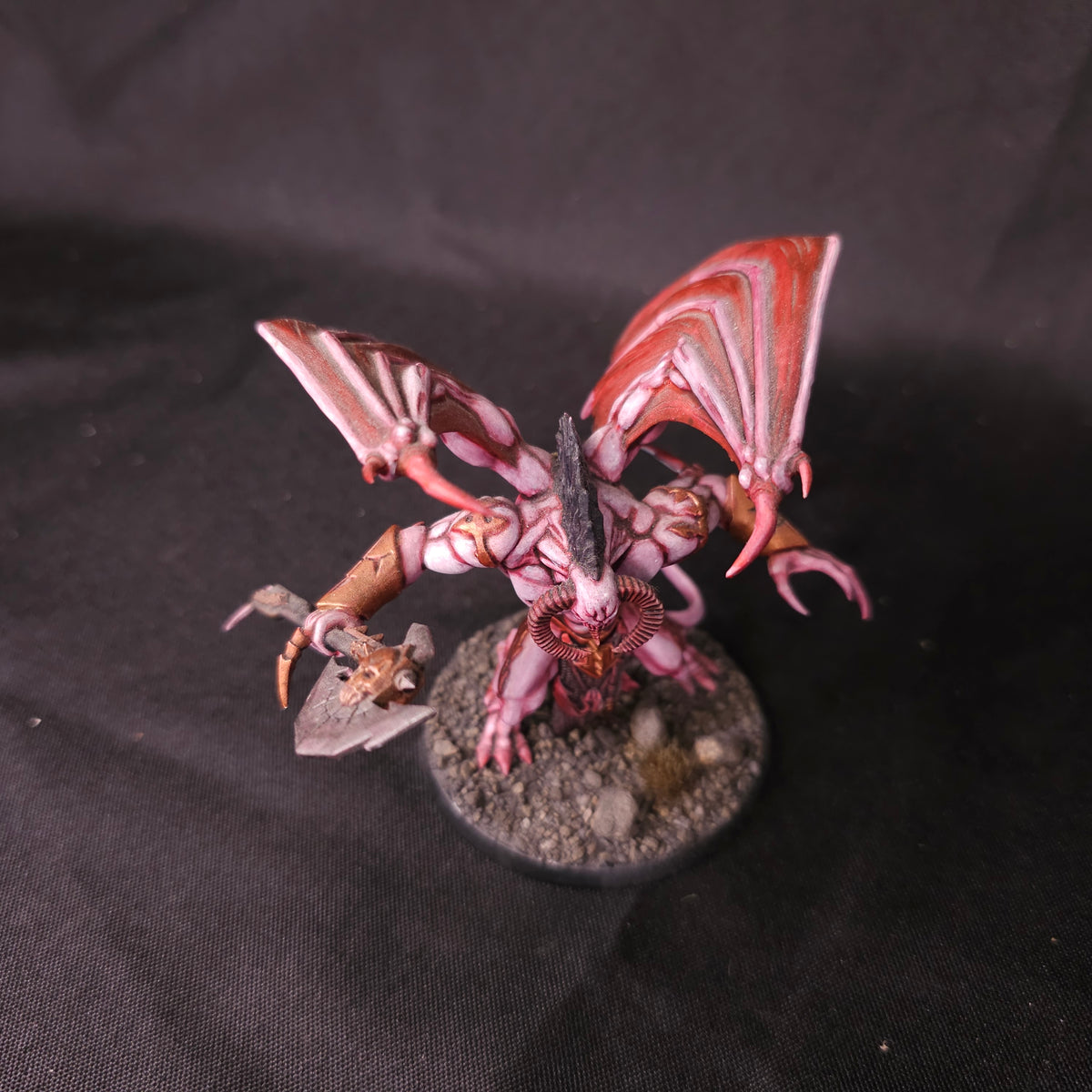 Winged Daemon Prince - Crimson Armour - full lot overview