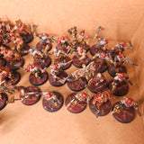 Painted Khorne Warband and 40k Conversions - detail view 1