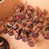 Painted Khorne Warband and 40k Conversions - detail view 2