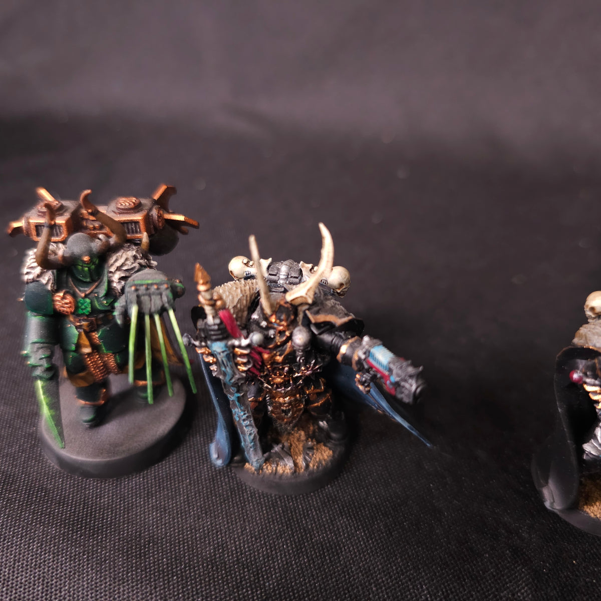 Painted Chaos Marine Characters - detail view 4
