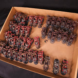 Large Khorne Themed Chaos Biker Collection - entire lot overview