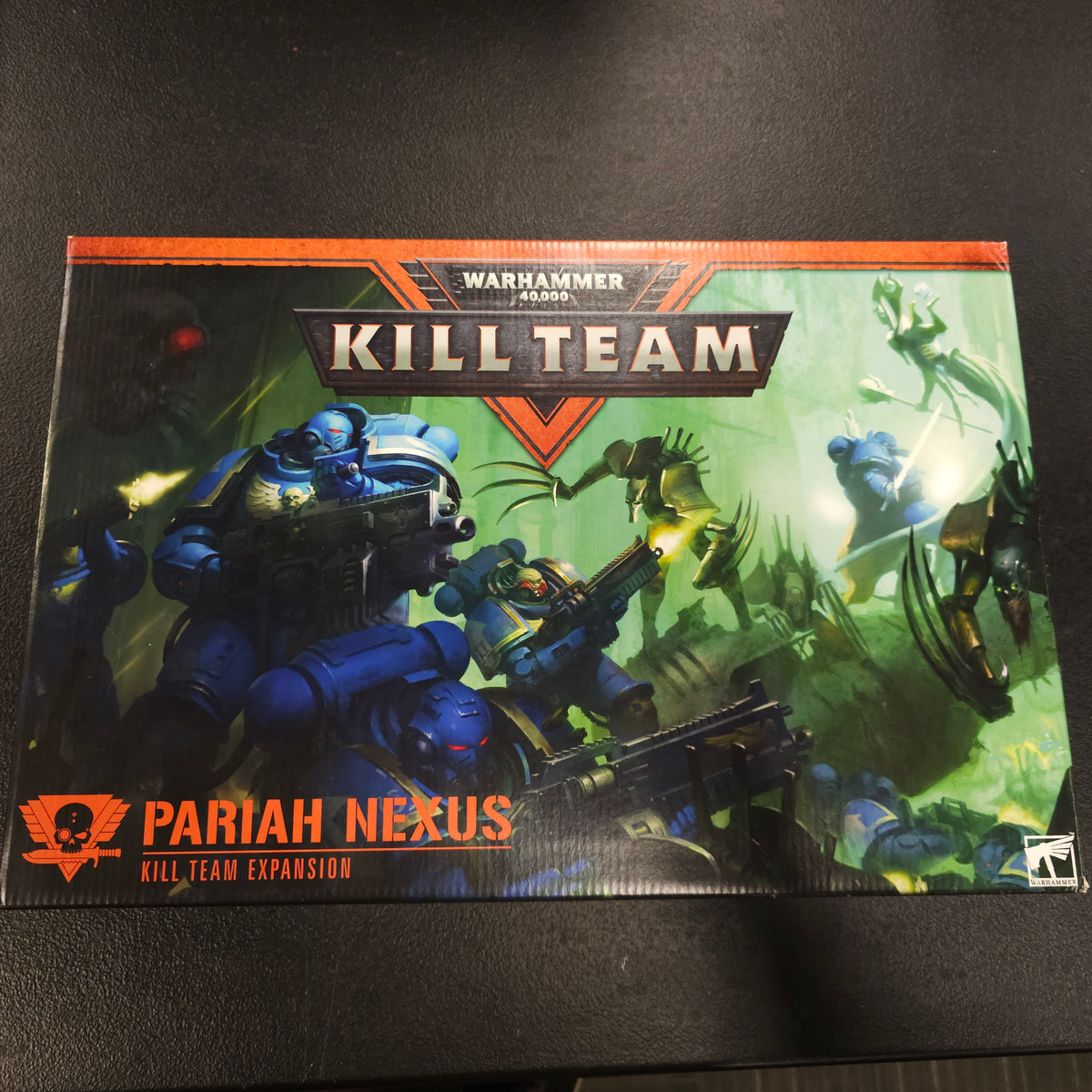 Kill Team / Warhammer 40k - Necrons - Pariah Nexus - Necrons and Terrain - Missing Space Marines - Opened Box - Incomplete
