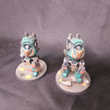 Salamanders - Contemptor Dreadnought Bodies - full lot overview