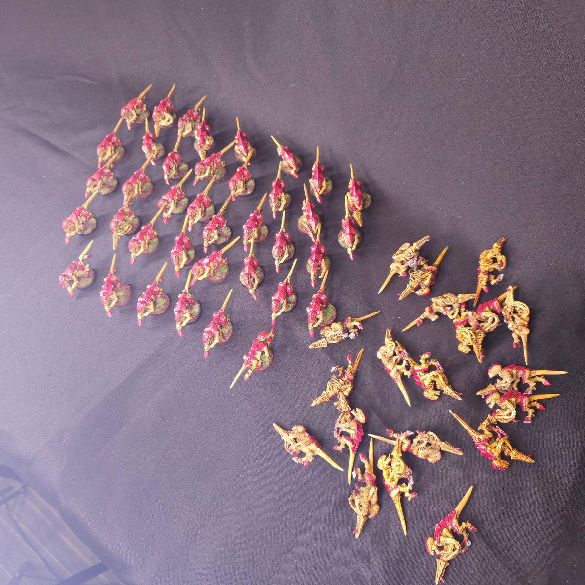 Tyranids - Termagant Swarm - full lot overview