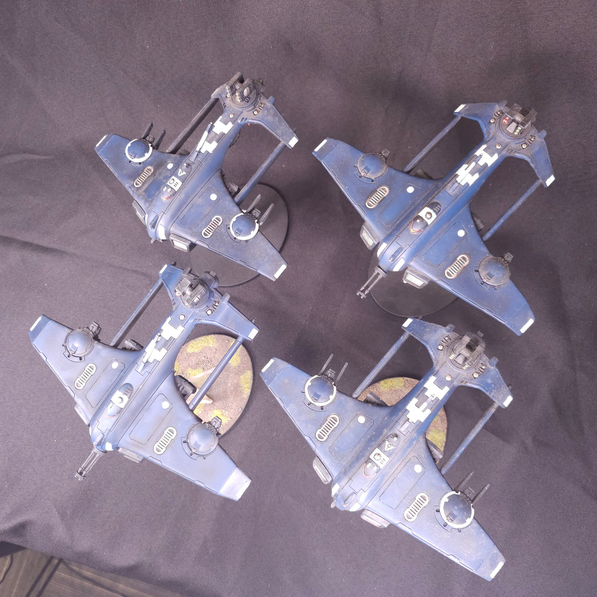 T'au Empire - Sun Shark and Razorshark Aircraft Wing - full lot overview