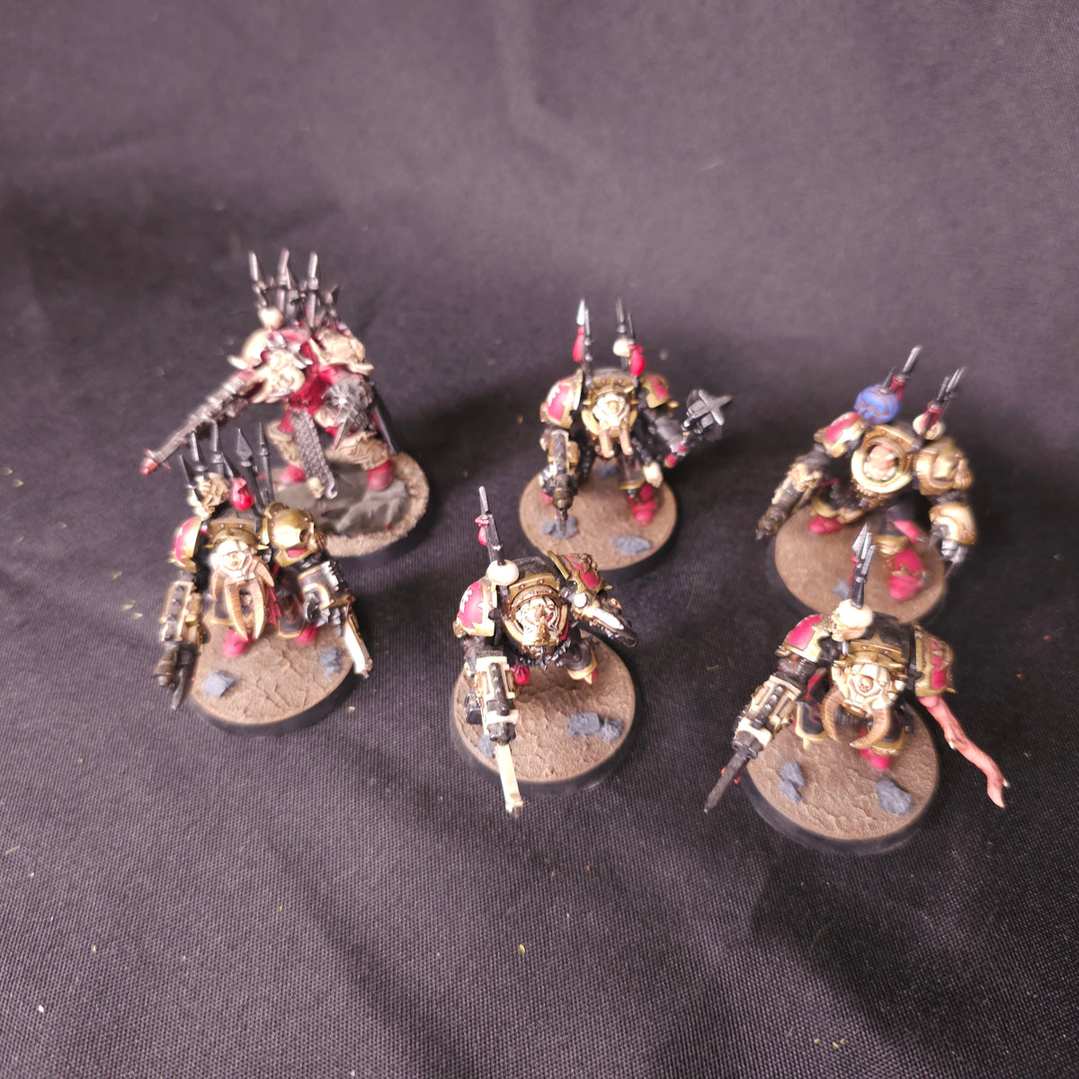 Chaos Space Marines - Chaos Terminator Group - full lot overview