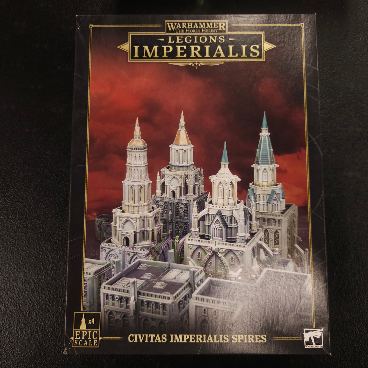 Front of the actual Civitas Imperialis Spires retail box