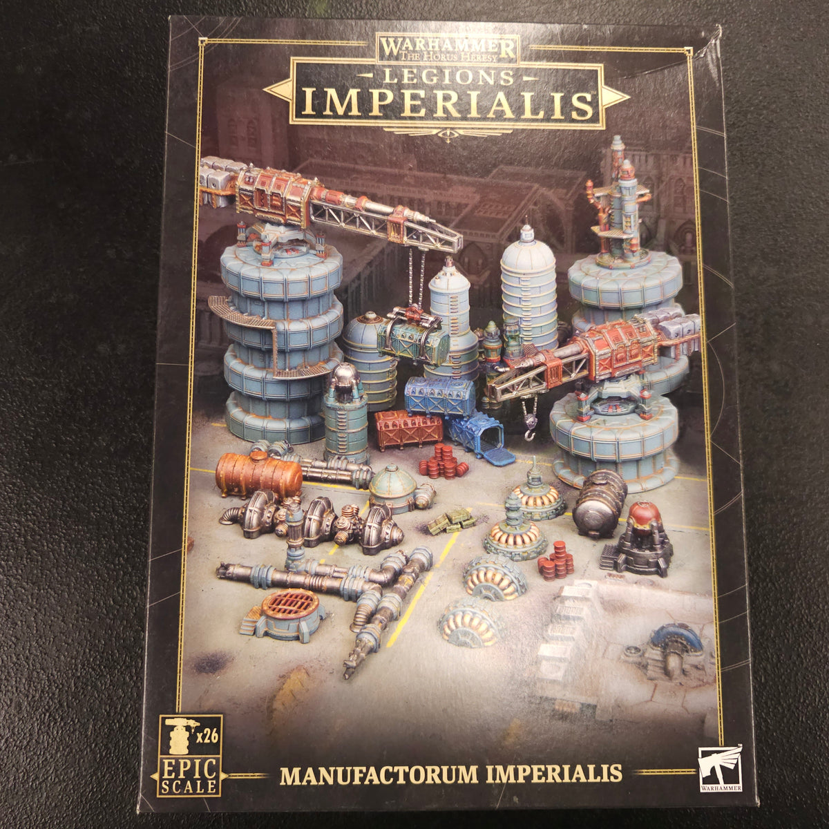 Front of the actual Manufactorum Imperialis retail box