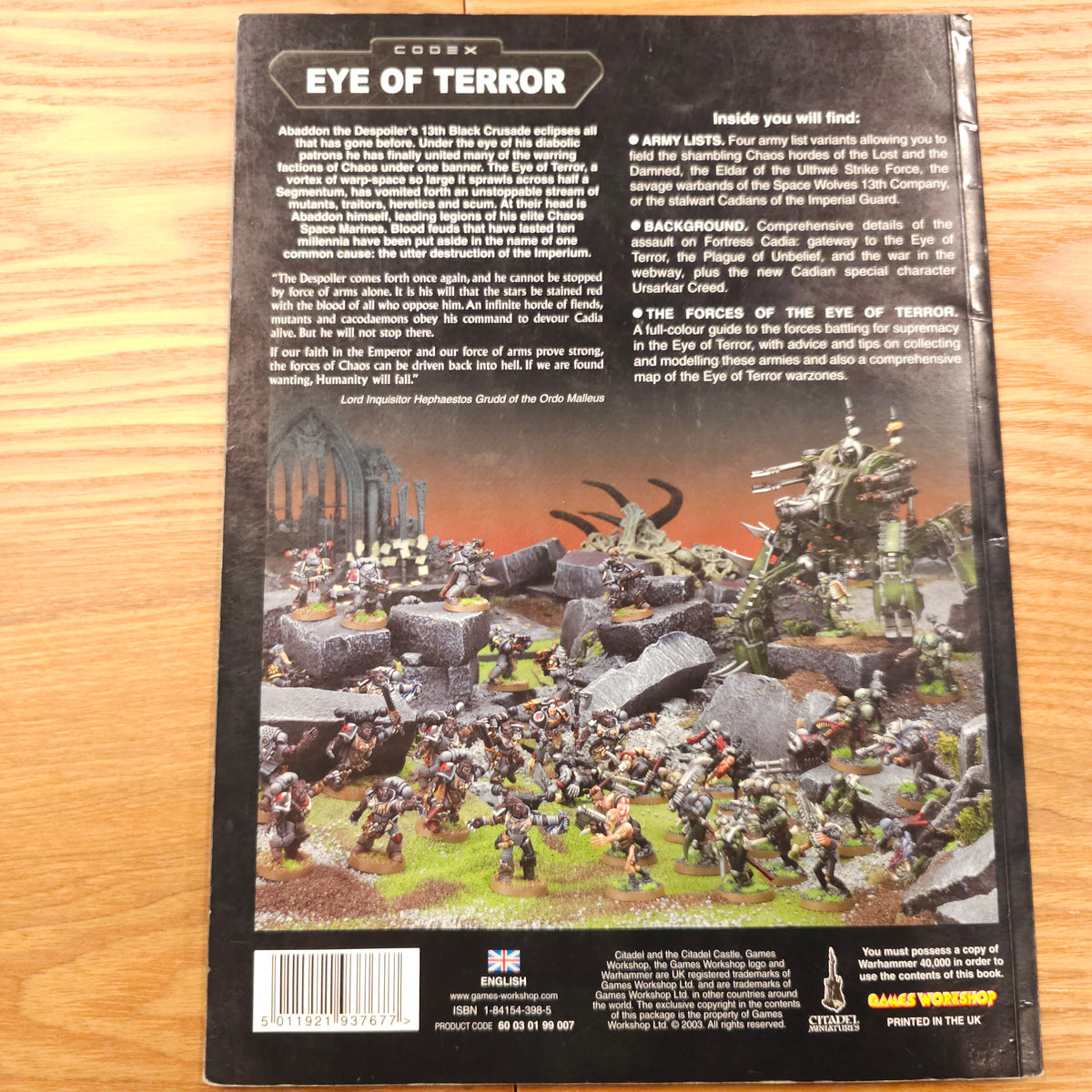 Warhammer 40,000 - Codex: Eye of Terror - 3rd edition; 2003 — photo 2 of 2