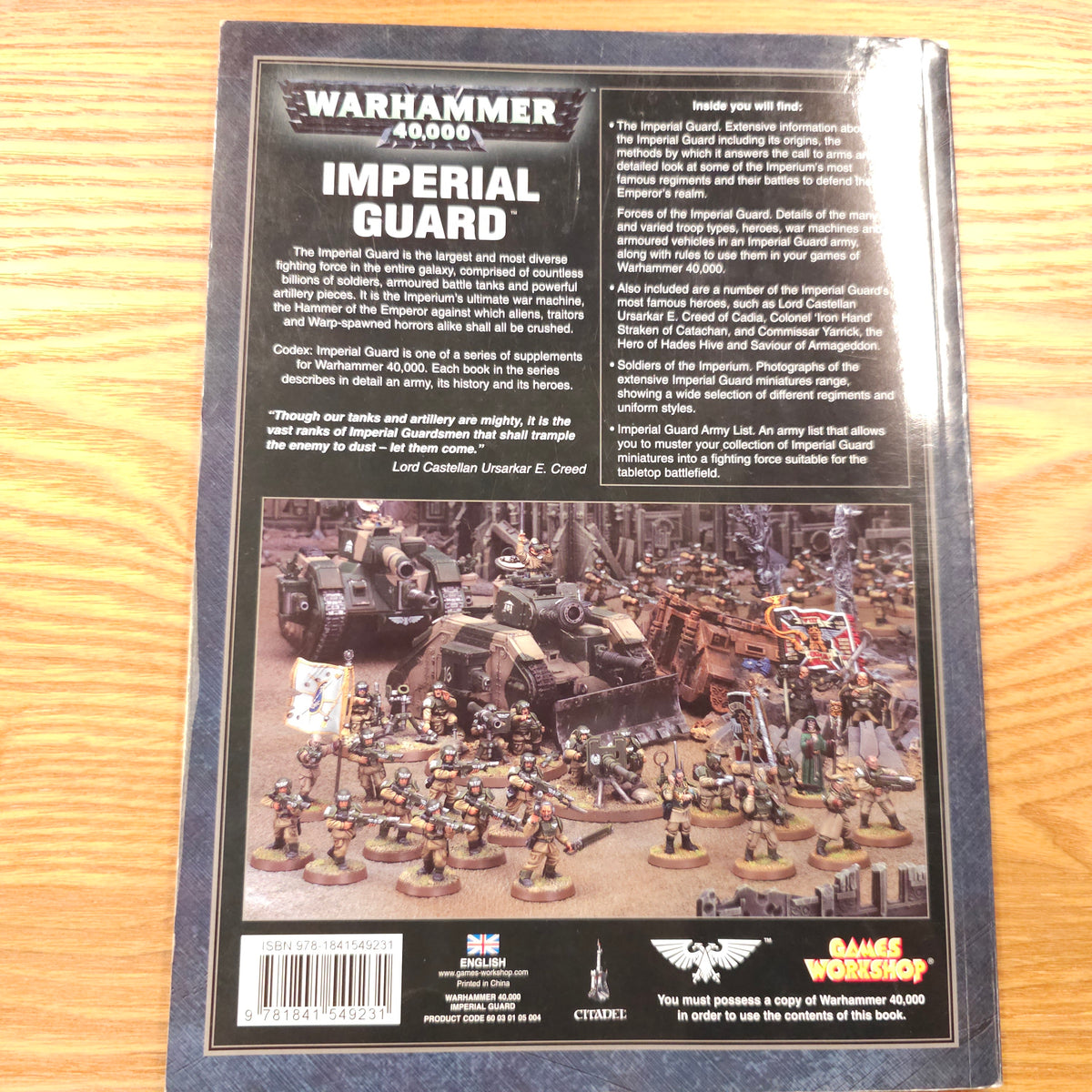 Warhammer 40,000 - Codex: Imperial Guard - 5th edition; 2009 — photo 2 of 2