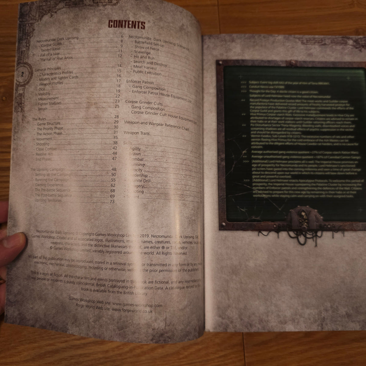 Necromunda - Dark Uprising Rulebook - 2017 relaunch; 2019 — photo 2 of 2
