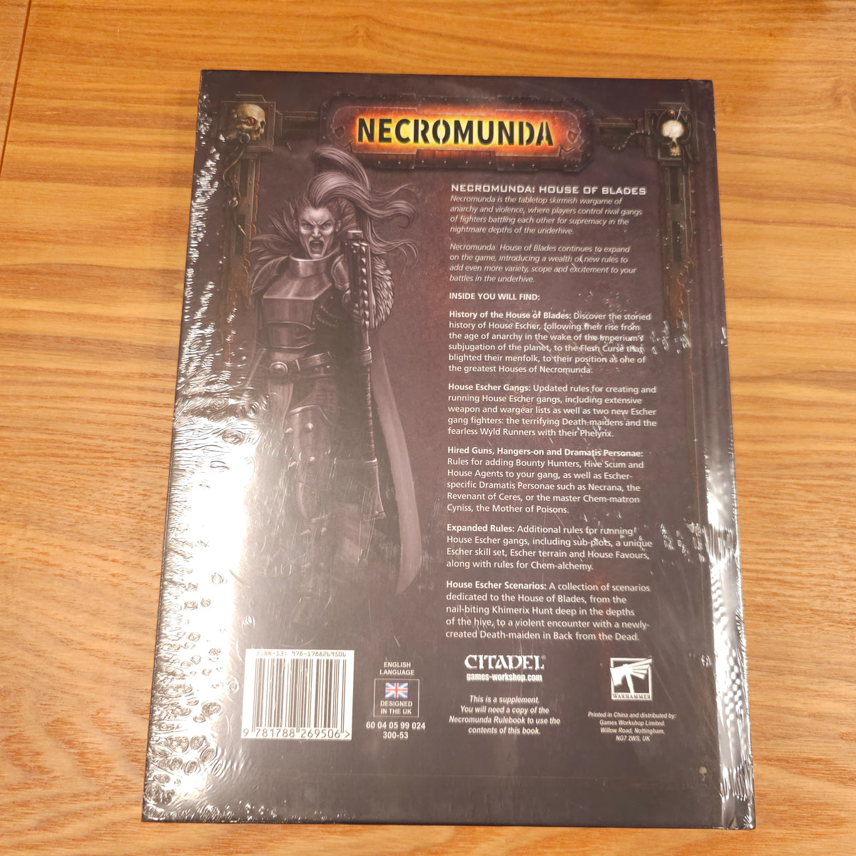 Necromunda - House of Blades (wrapped copy) - 2017 relaunch; 2020 — photo 2 of 2