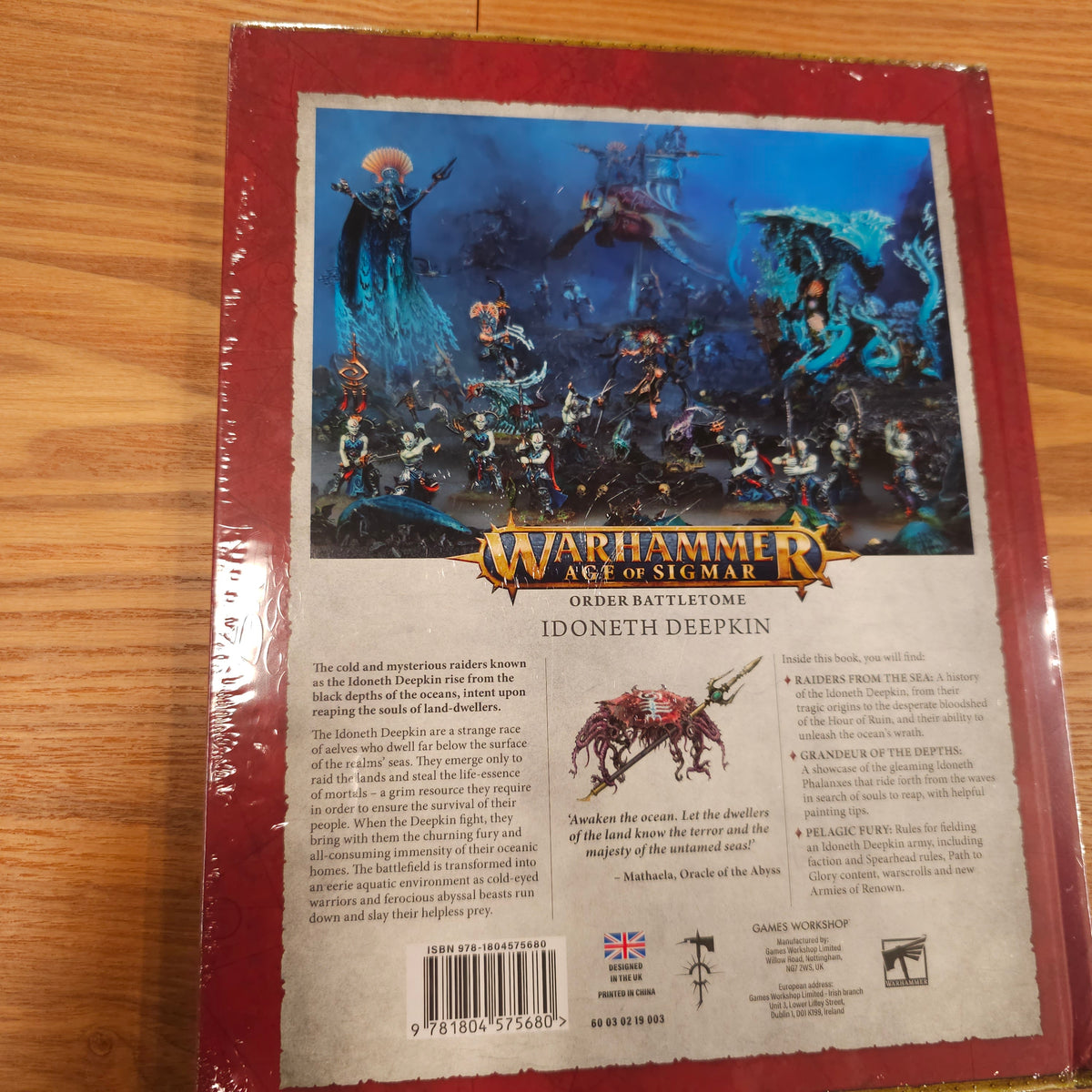 Age of Sigmar - Battletome: Idoneth Deepkin (wrapped copy) - 4th edition; 2025 — photo 2 of 2