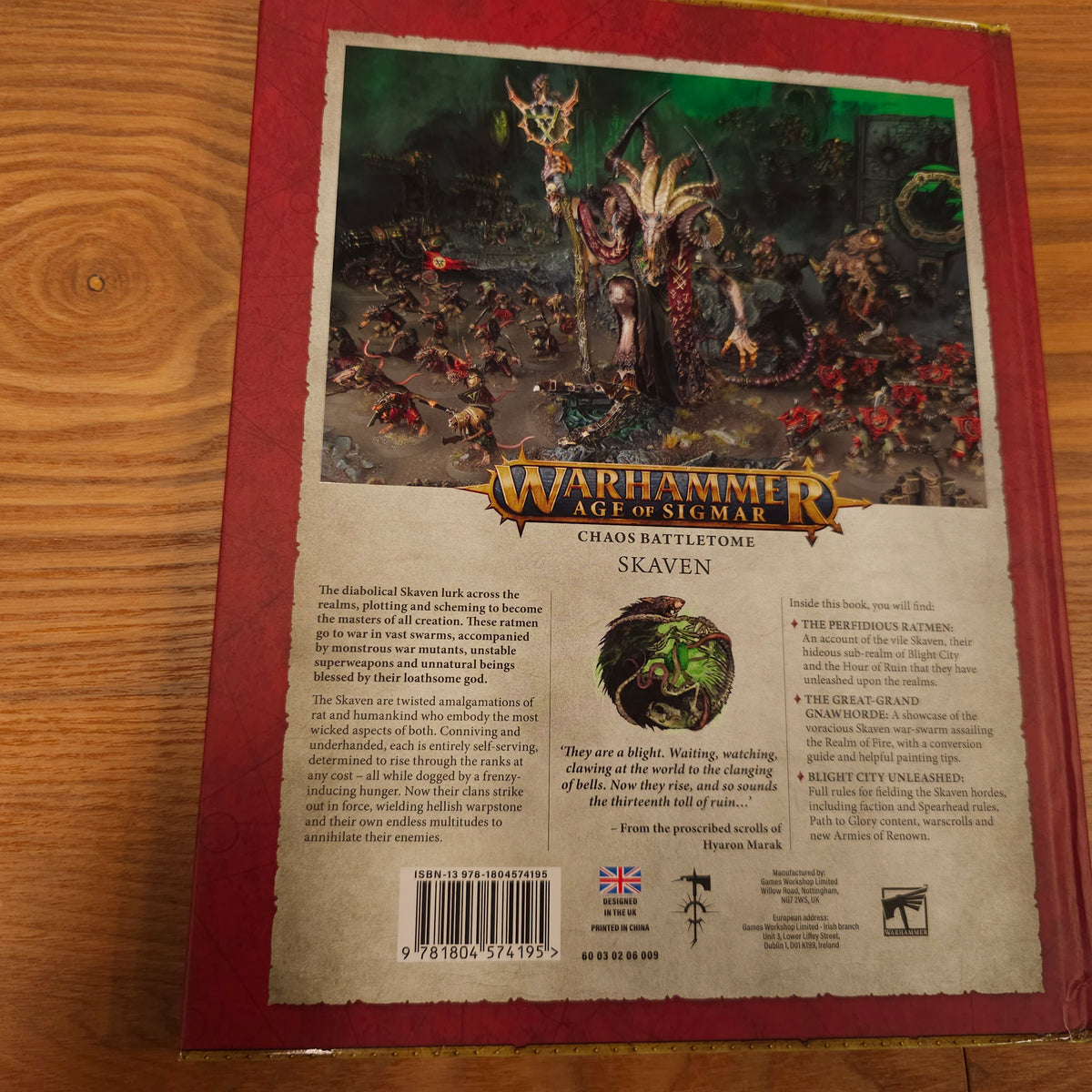 Age of Sigmar - Battletome: Skaven - 4th edition; 2024 — photo 2 of 2