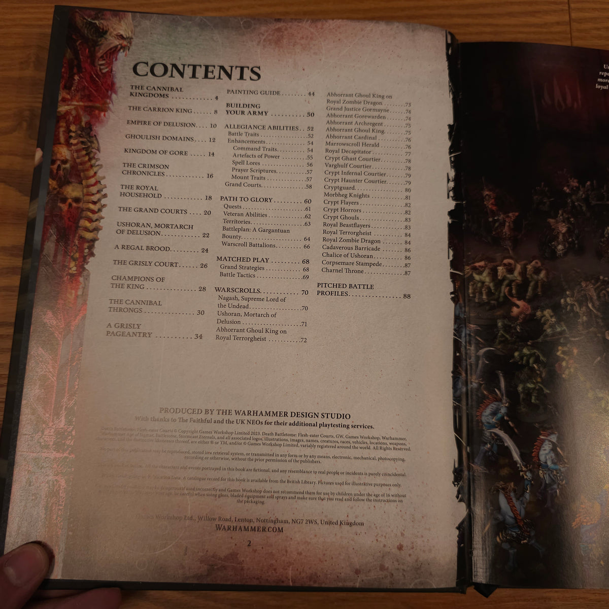 Age of Sigmar - Battletome: Flesh-eater Courts (Army Set cover) - 3rd edition; 2023 — photo 3 of 3