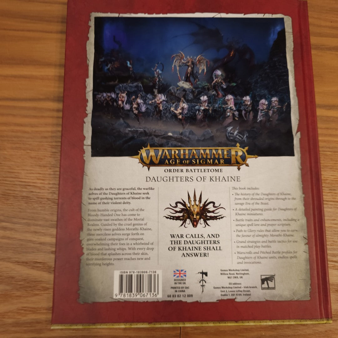 Age of Sigmar - Battletome: Daughters of Khaine - 3rd edition; 2022 — photo 2 of 2