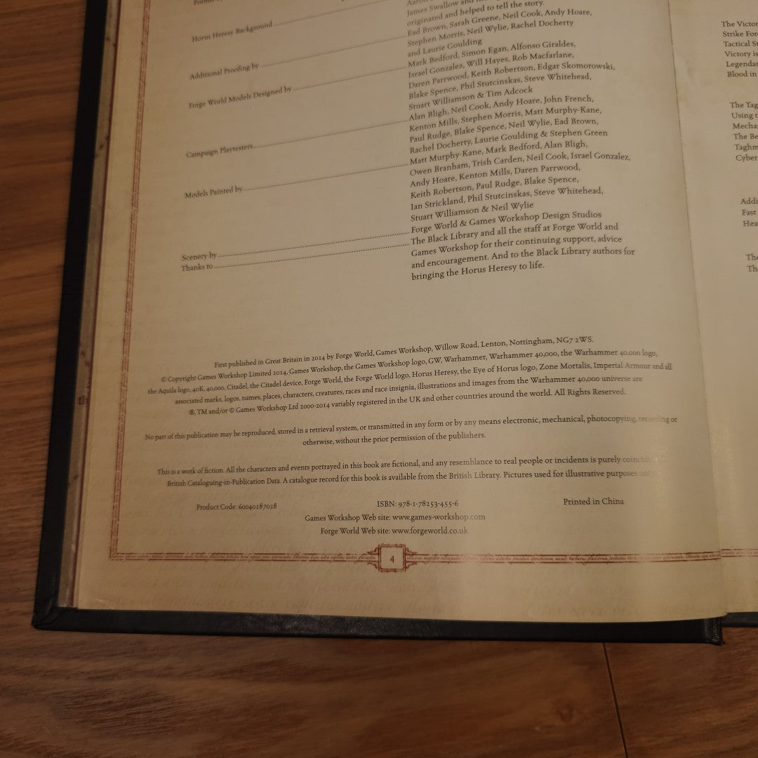 The Horus Heresy - Book Three: Extermination - 1st edition; 2014 — photo 2 of 2