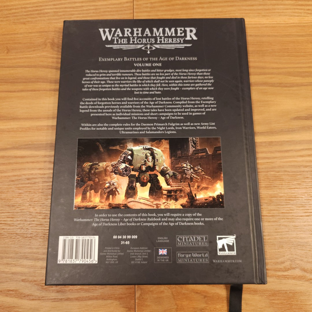 The Horus Heresy - Exemplary Battles of the Age of Darkness: Volume One - 2nd edition; 2023 — photo 2 of 2