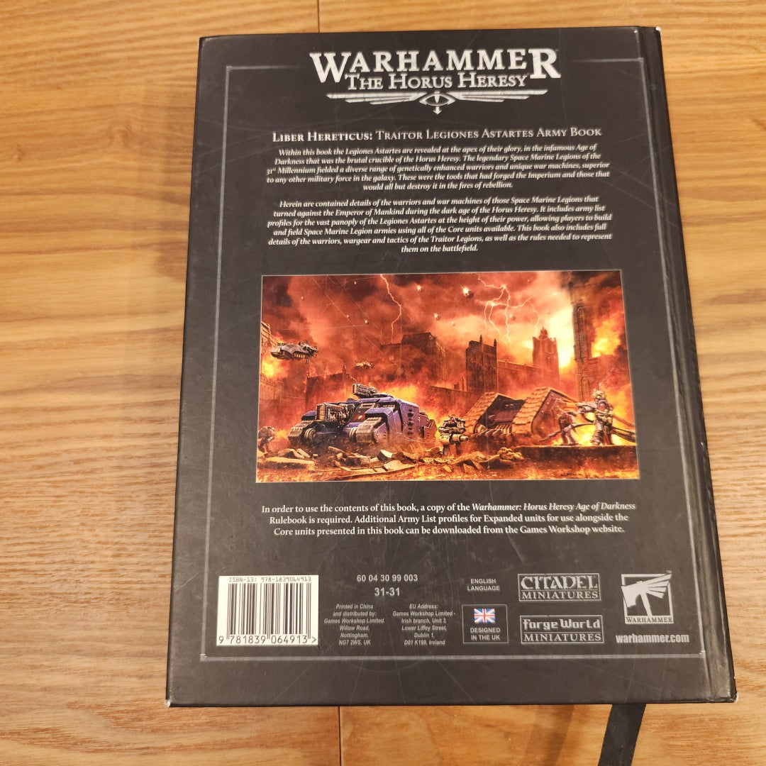 The Horus Heresy - Liber Hereticus: Traitor Legiones Astartes Army Book - 2nd edition; 2022 — photo 2 of 2