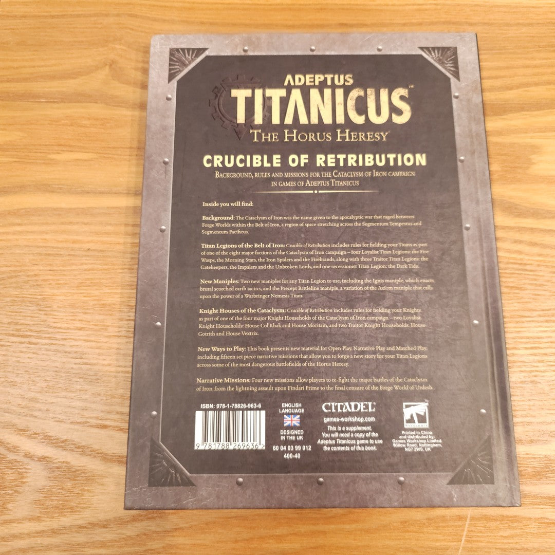 Adeptus Titanicus - Crucible of Retribution - 2018 edition; 2020 — photo 2 of 2