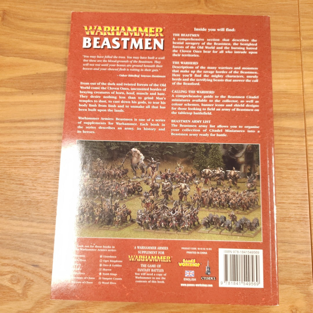 Warhammer Fantasy Battles - Warhammer Armies: Beastmen - 7th edition; 2010 — photo 2 of 2