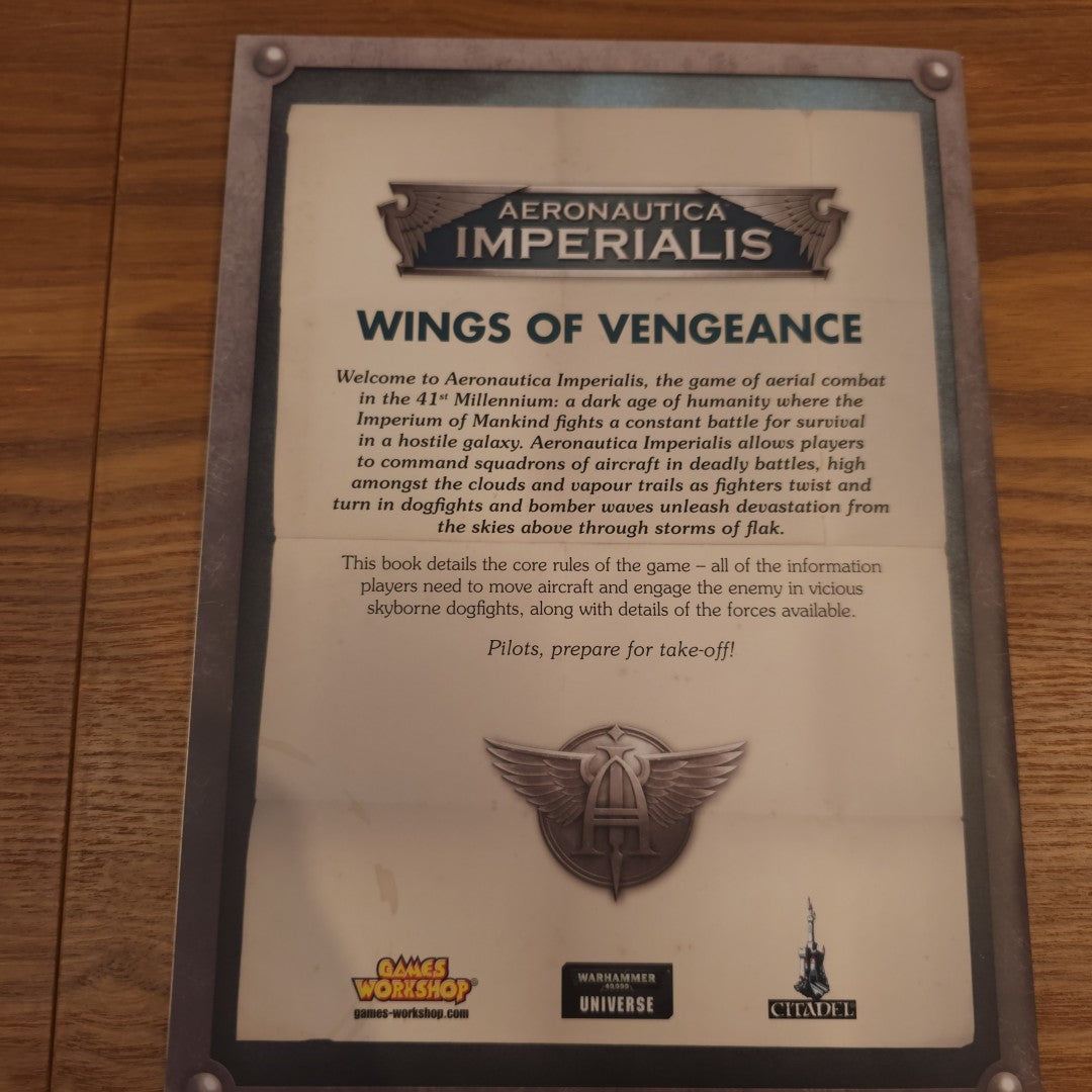 Aeronautica Imperialis - Wings of Vengeance Rulebook - 2019 edition; 2019 — photo 2 of 2