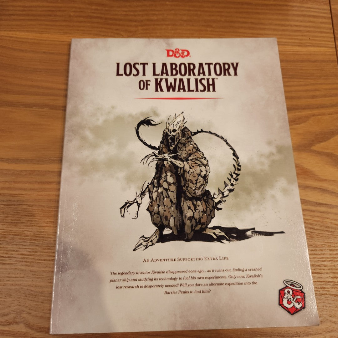 Dungeons & Dragons - Lost Laboratory of Kwalish (printed copy) - 5th edition; 2018 — photo 1 of 3
