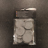 30mm Feudom Scenery Bases, Alpha Series - back packaging