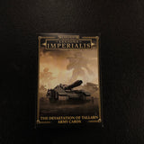 The Devastation of Tallarn Army Cards - front packaging