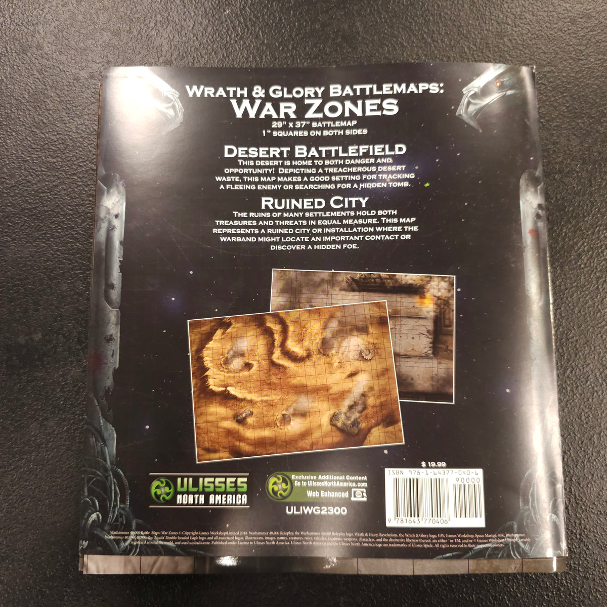 Battle Maps: War Zones - back packaging