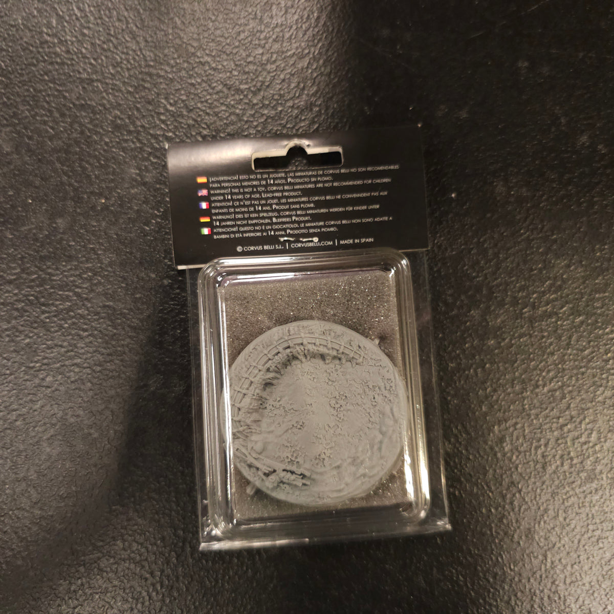 55mm Scenery Bases, Zeta Series - back packaging