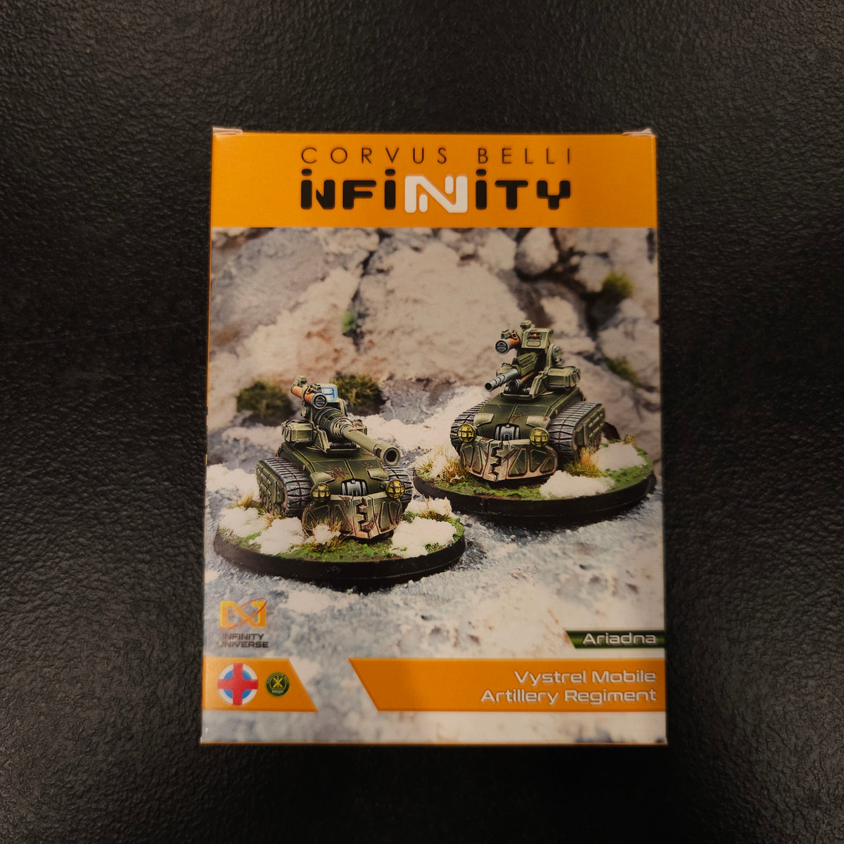 Vystrel Mobile Artillery Regiment - back packaging