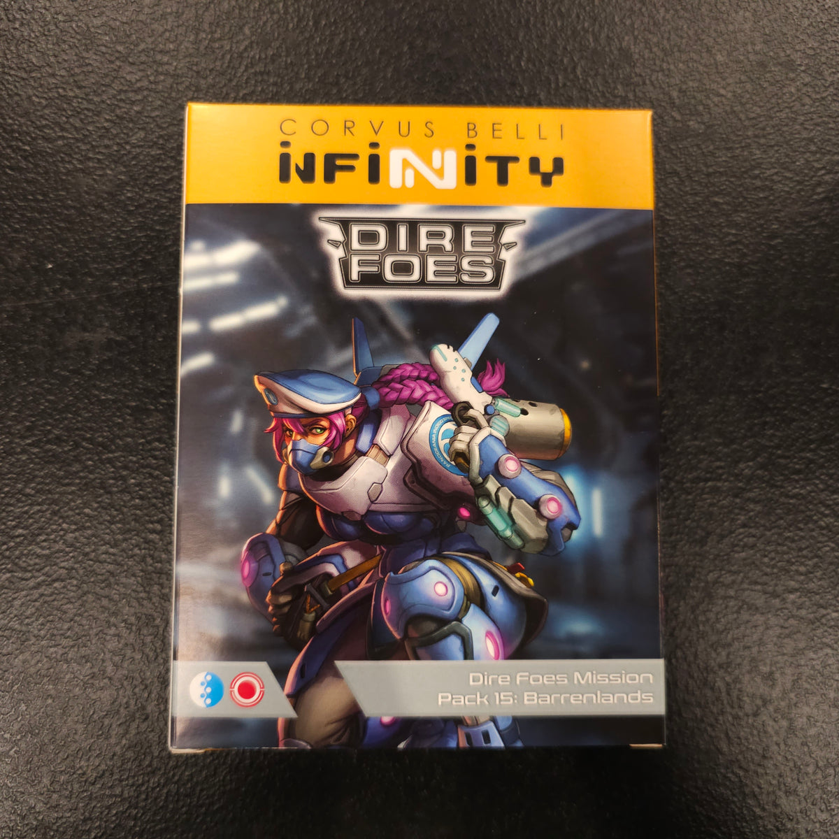 Dire Foes Mission Pack 15: Barrenlands - back packaging