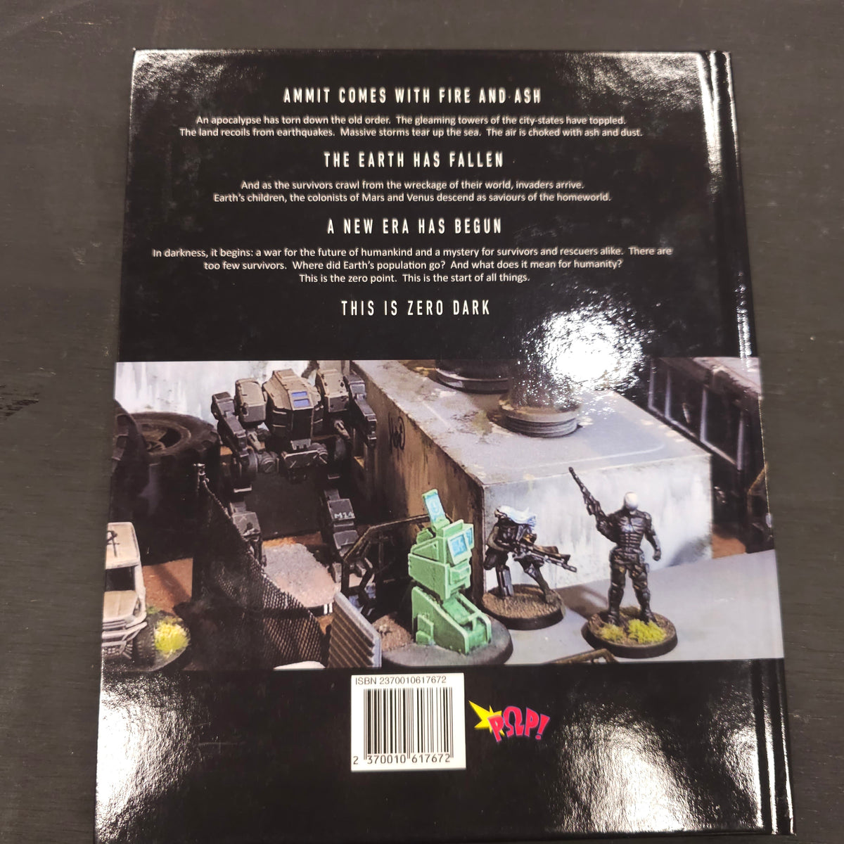 Horizon Wars: Zero Dark - Core Rulebook - 1st edition; 2020 - back cover