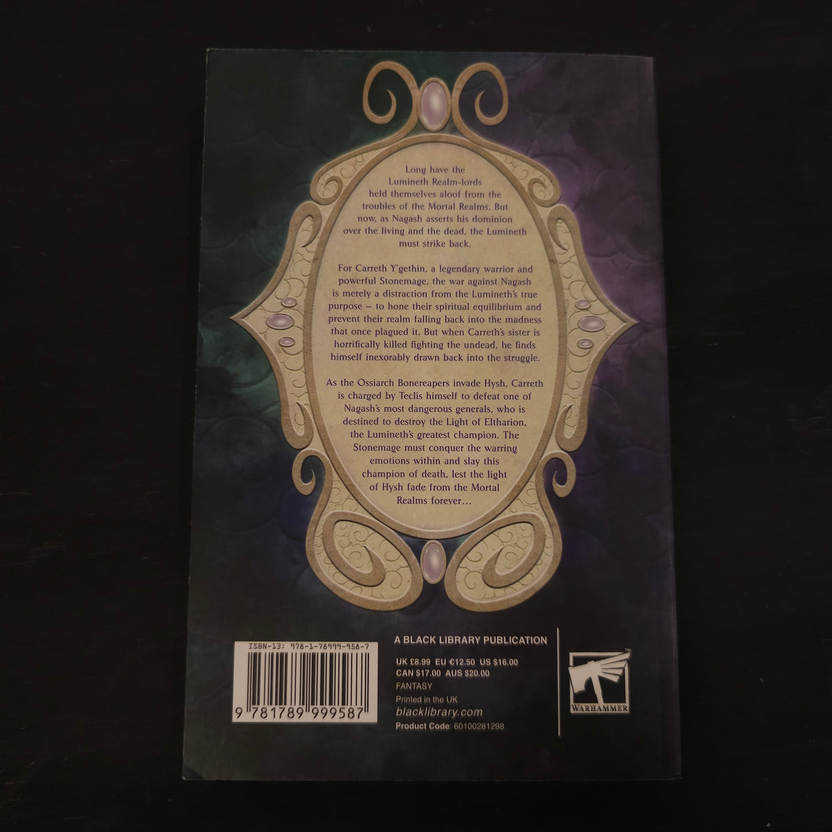 Age of Sigmar - The End of Enlightenment - Paperback; 2021 - back cover