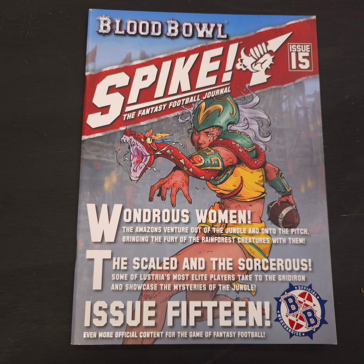 Blood Bowl - Spike! Journal Issue 15 - Amazons - Second Season edition; 2022 - front cover