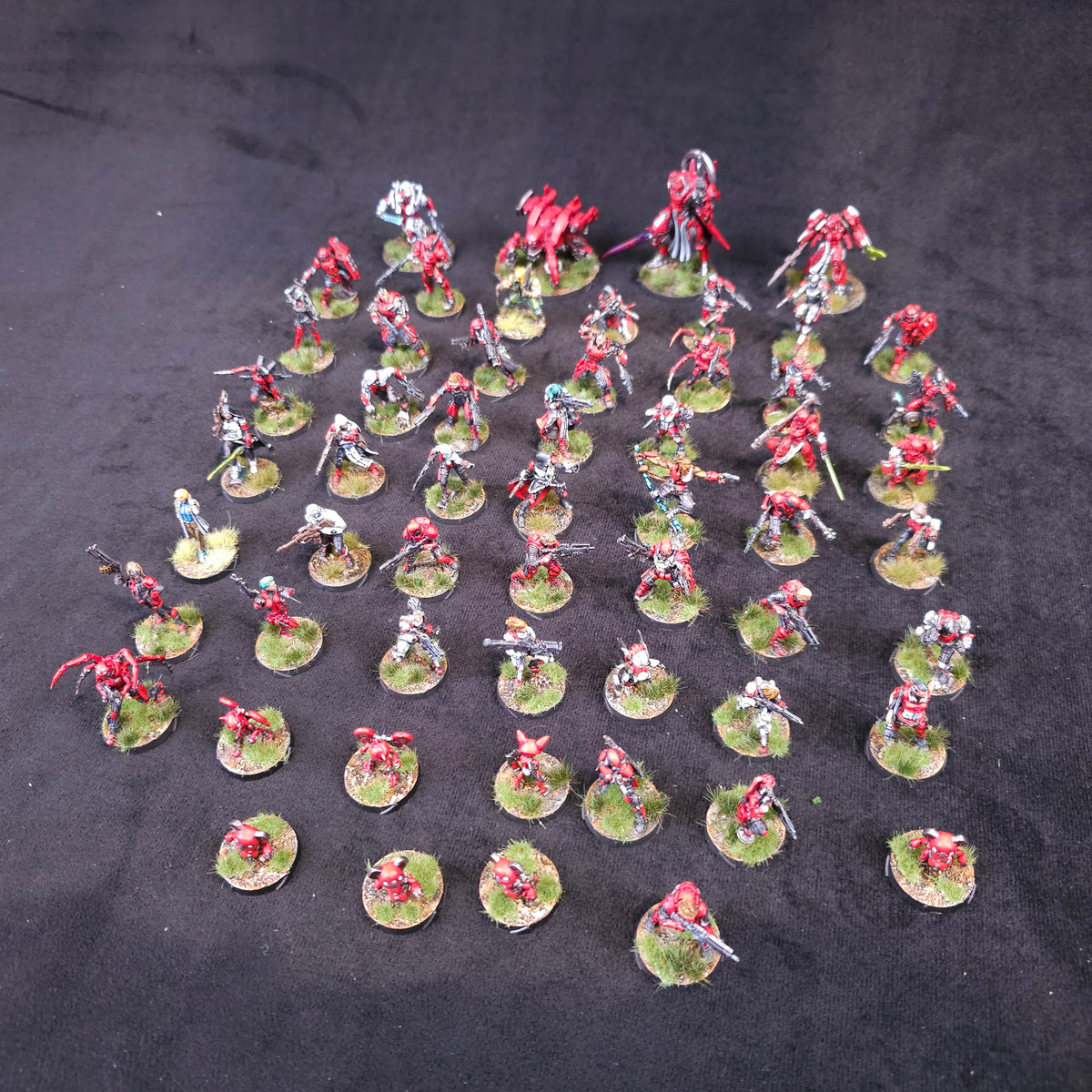 Large Nomads army - full lot overview
