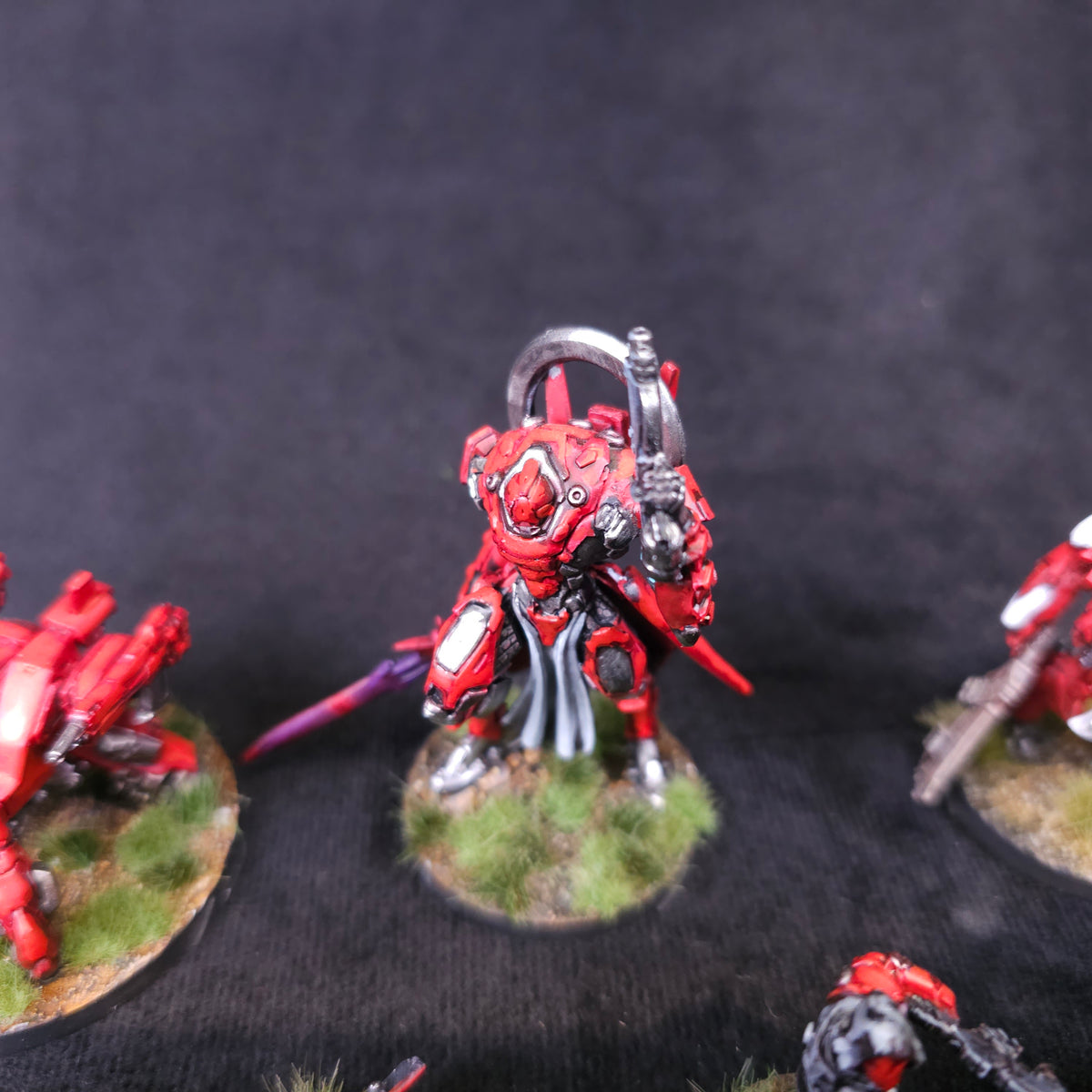Large Nomads army - painted miniatures detail 1